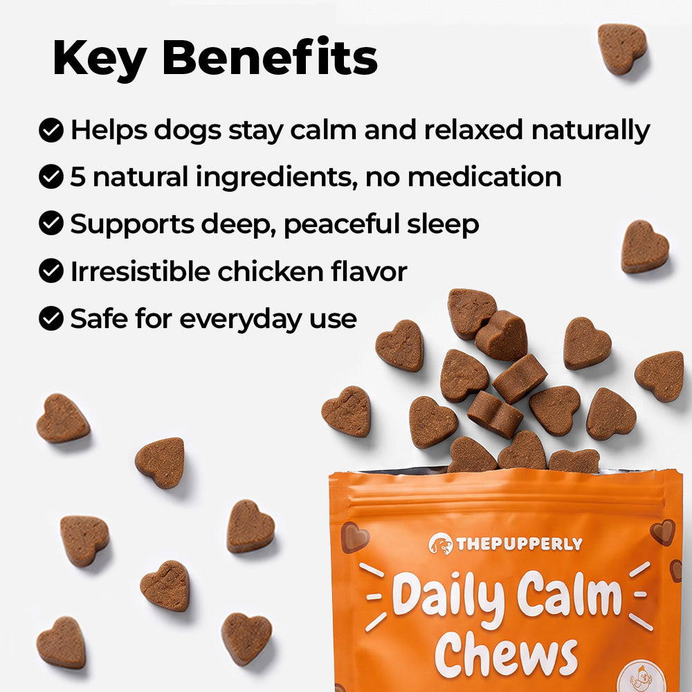 ThePupperly™ Daily Calm Chews [Free Today]