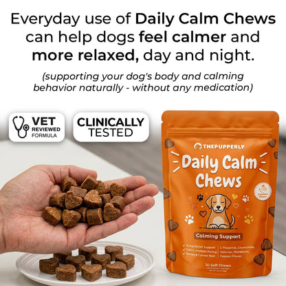 ThePupperly™ Daily Calm Chews [Free Today]
